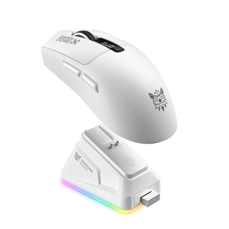 ONIKUMA DM10 Lightweight Gaming Mouse(White)