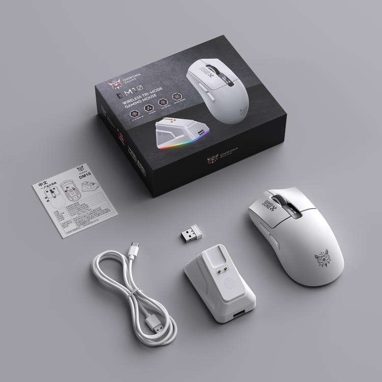 ONIKUMA DM10 Lightweight Gaming Mouse(White)