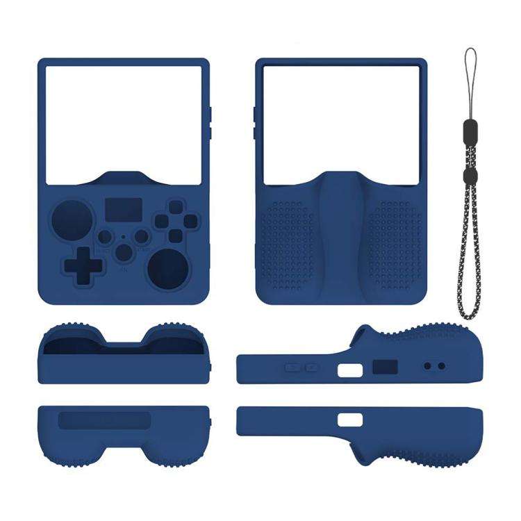 Silicone Protective Case for R36MAX2 Game Console(Blue)