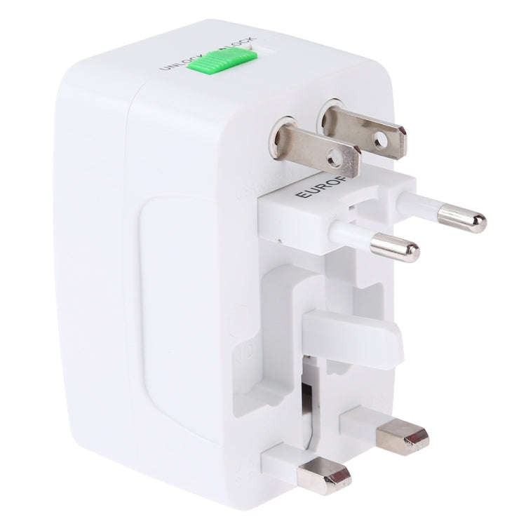 110-250V Multi-function Travel Universal Converter with Dual USB Interfaces, EU / UK / US / AU Pl...