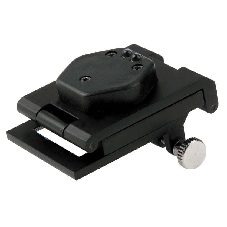 Mini Desk Style 10x Magnification Loupe Metal Antique Magnifier(Black)