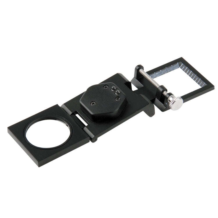 Mini Desk Style 10x Magnification Loupe Metal Antique Magnifier(Black)