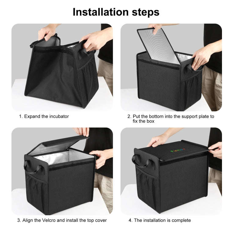 FunAdd Foldable Storage Fresh Box Vehicle Trunk Organizer Bag (Black)