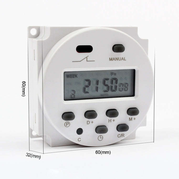 CN101A DC12V Microcomputer Time Switch Digital LCD Power Timer