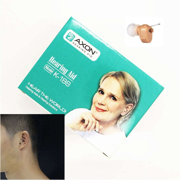 AXON K-188 Mini In Ear Sound Amplifier Adjustable Tone Hearing Aid