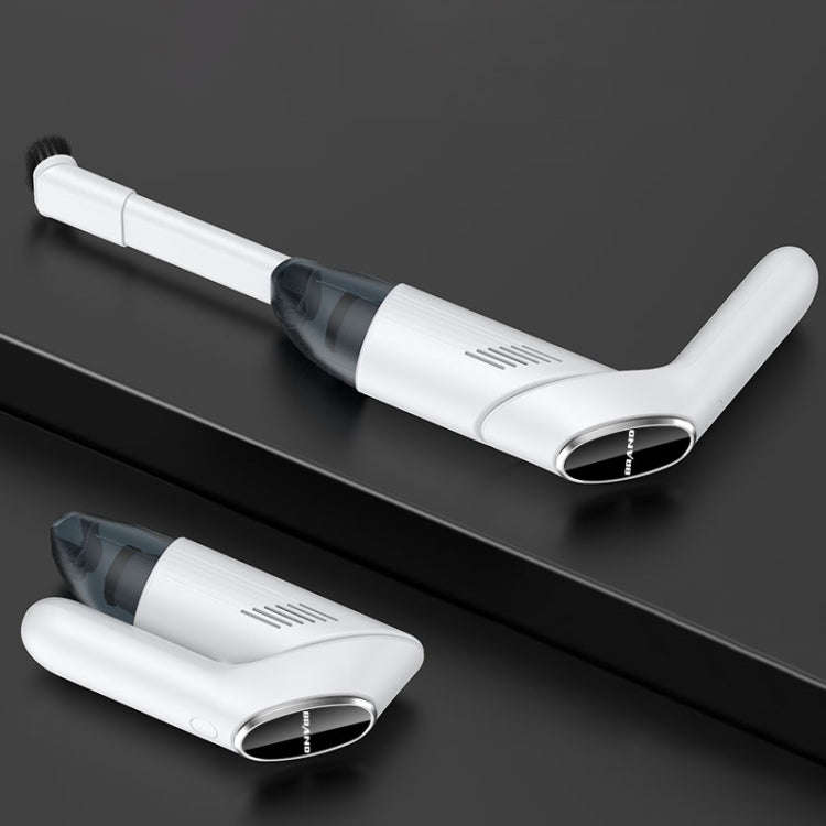 Portable Hand-held Folding Vacuum Cleaner (White)