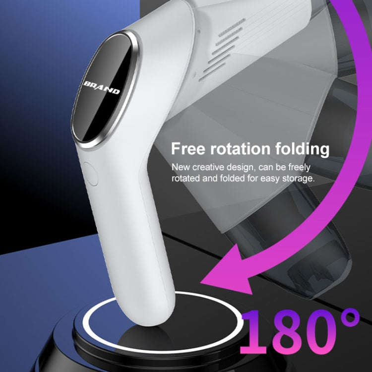 Portable Hand-held Folding Vacuum Cleaner (White)