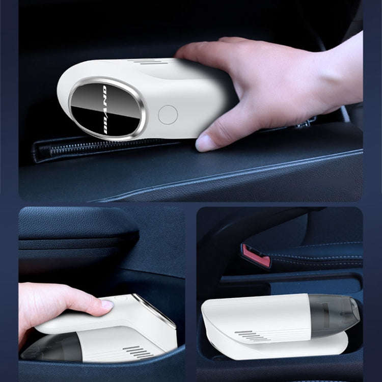 Portable Hand-held Folding Vacuum Cleaner (White)