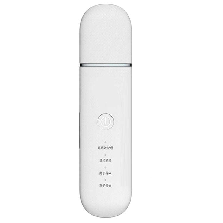 YJK063 Ultrasonic Ion Cleanser Micro-current Massage Beauty Introduction Instrument (Silver)