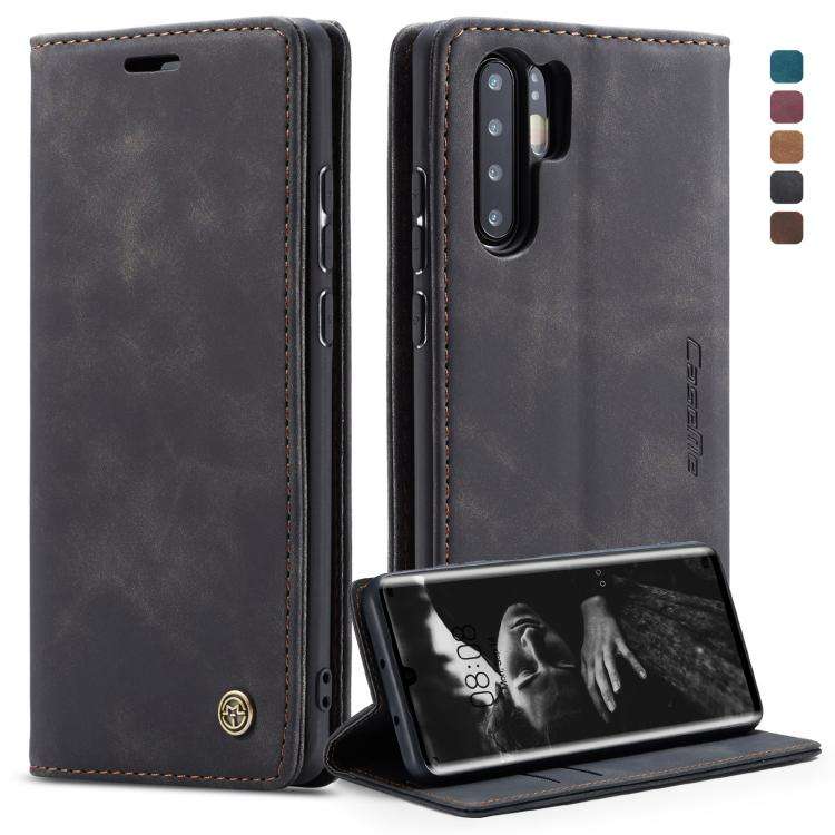 CaseMe-013 Multifunctional Retro Frosted Horizontal Flip Leather Case for Huawei P30 Pro, with Ca...