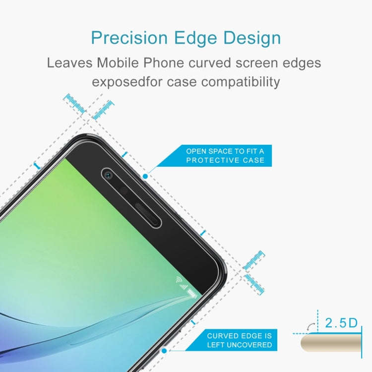 100 PCS 9H 2.5D Tempered Glass Film for Huawei nova Lite