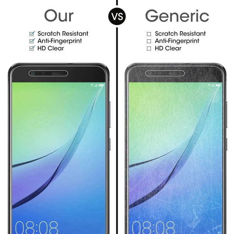 100 PCS 9H 2.5D Tempered Glass Film for Huawei nova Lite