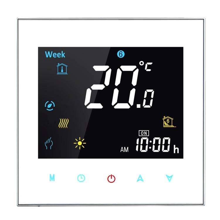 BHT-3001 16A Load Electronic Heating Type LCD Digital Heating Room Thermostat with Sensor, Displa...