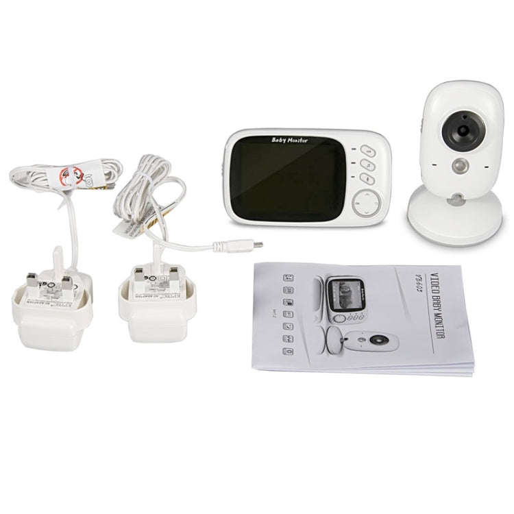 VB603 3.2 inch LCD 2.4GHz Wireless Surveillance Camera Baby Monitor, Support Two Way Talk Back, N...