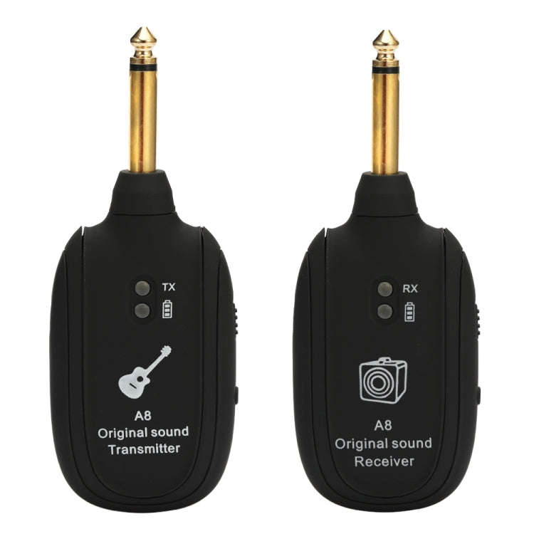 Guitar Wireless Transmitter Receiver A8 Electric Guitar Wireless Connection System Pickups