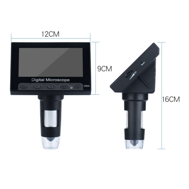 720P 4.3 inch Display Screen HD Industrial Digital Microscope