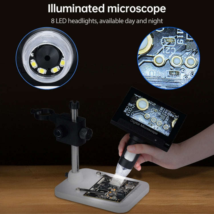 720P 4.3 inch Display Screen HD Industrial Digital Microscope