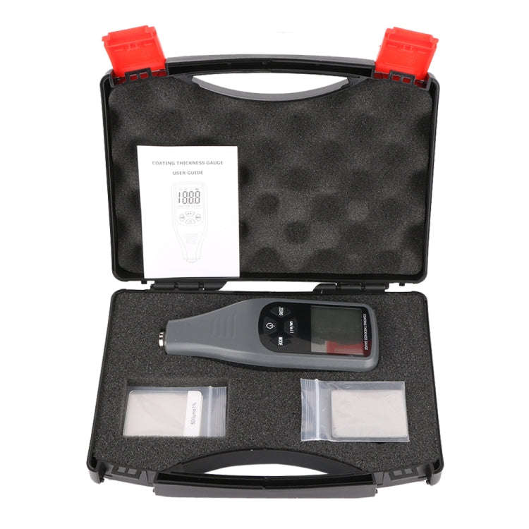 RZ240 Ferrous & Non-Ferrous 2 in 1 Digital Coating Paint Thickness Gauge Meter Tools (Grey)