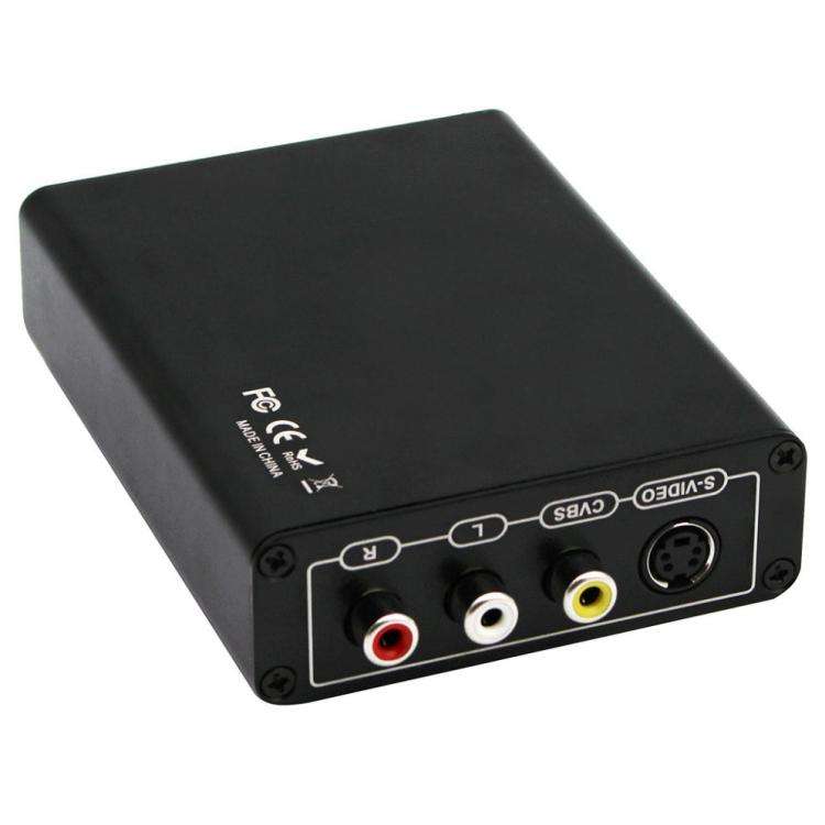 HDMI to Composite / AV S-Video Converter RCA CVBS/L/R Video Converter Adapter, AU Plug