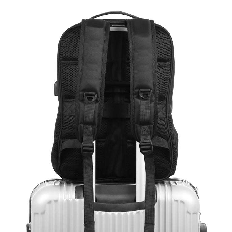 HAWEEL 14W Solar Panel Power Backpack Laptop Bag with Handle and 5V / 2.1A Max USB Charging Port(...