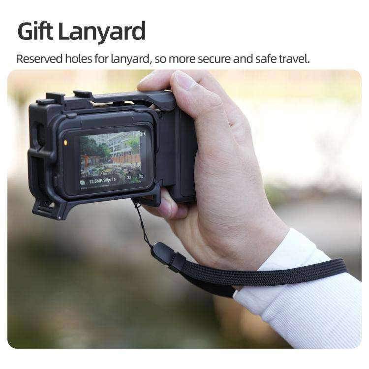 Sunnylife 2-in-1 Detachable Protective Frame & Street Photography Handle for Insta360 Ace Pro 2 /...