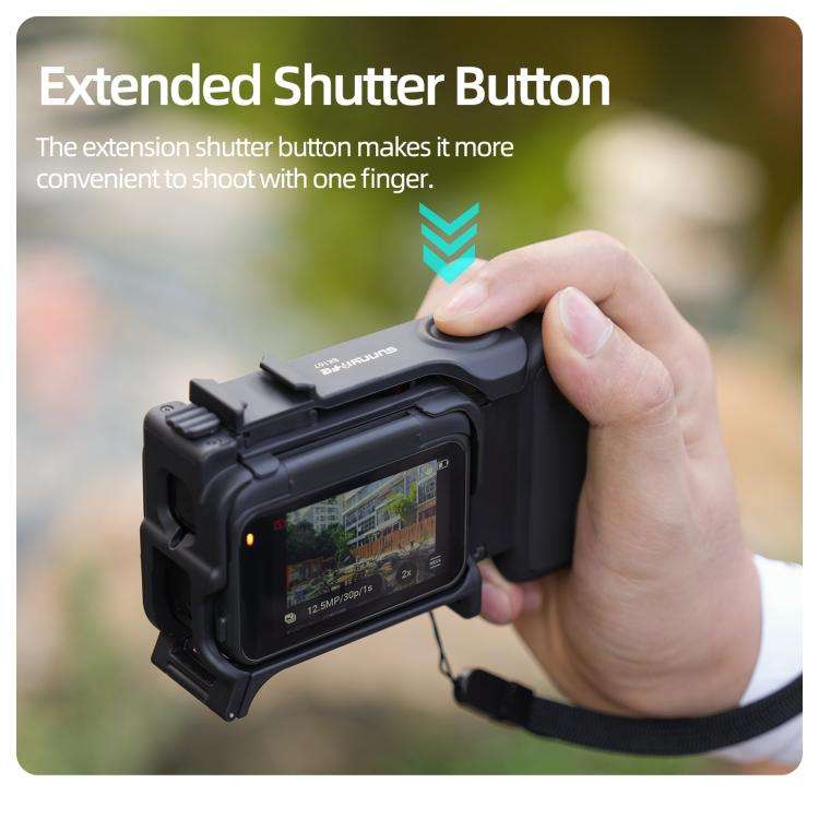 Sunnylife 2-in-1 Detachable Protective Frame & Street Photography Handle for Insta360 Ace Pro 2 /...