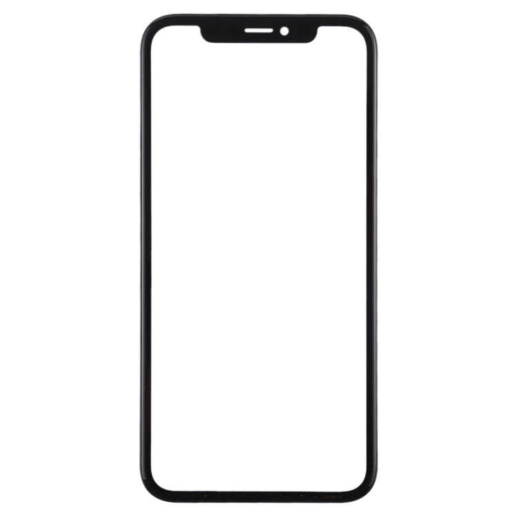 Front Screen Outer Glass Lens with Frame & OCA Optically Clear Adhesive for iPhone 11(Black)