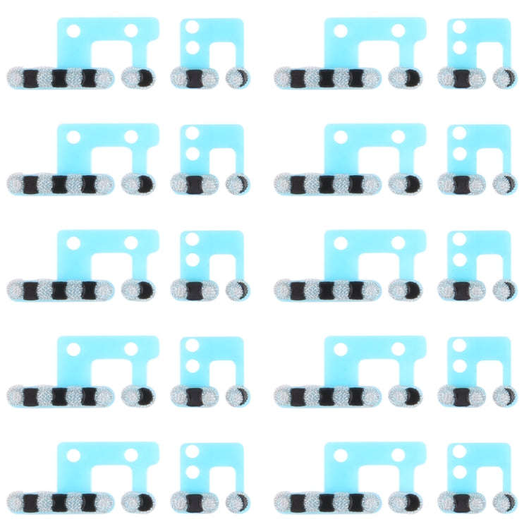 10 PCS Speaker Dustproof Mesh for iPhone 12 (White)