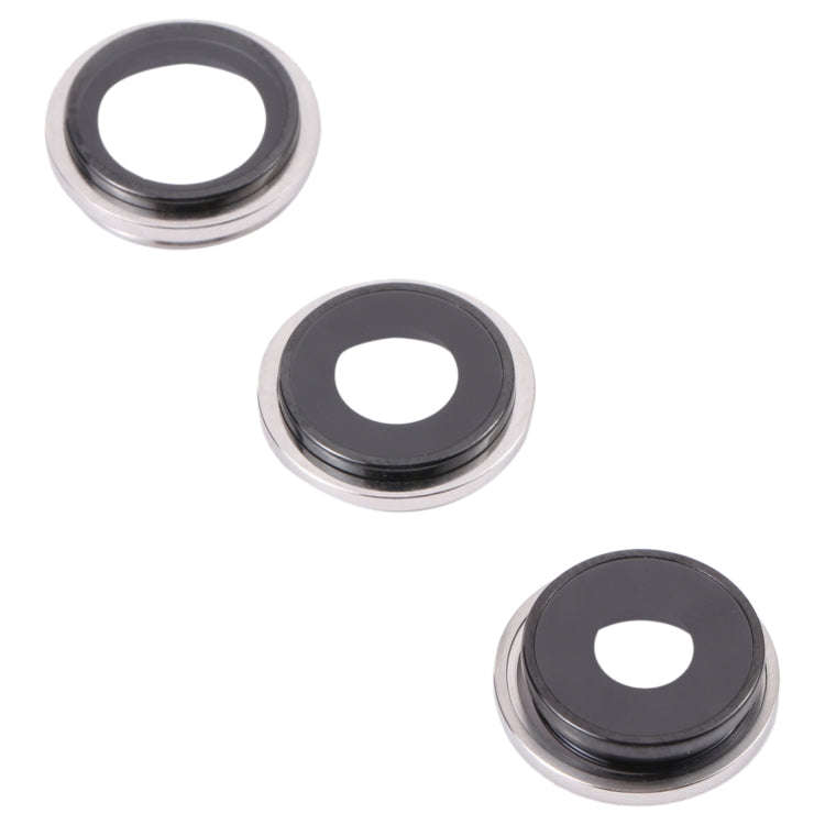 Camera Lens Cover With Retaining Bracket for iPhone 13 Pro Max(Silver)