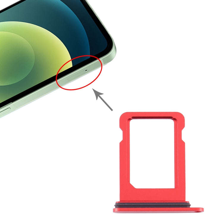 SIM Card Tray for iPhone 12 Mini(Red)