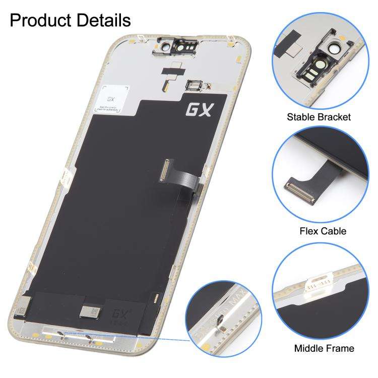 GX Soft OLED Screen For iPhone 15 Pro Max