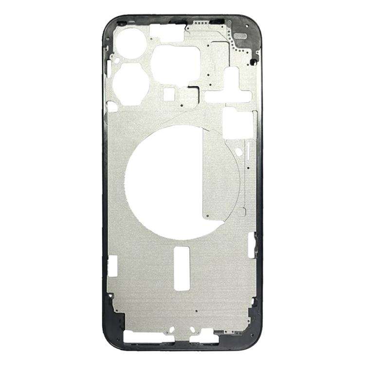 For iPhone 15 Pro Max Middle Frame Bezel Plate, Version:US Version (Black)