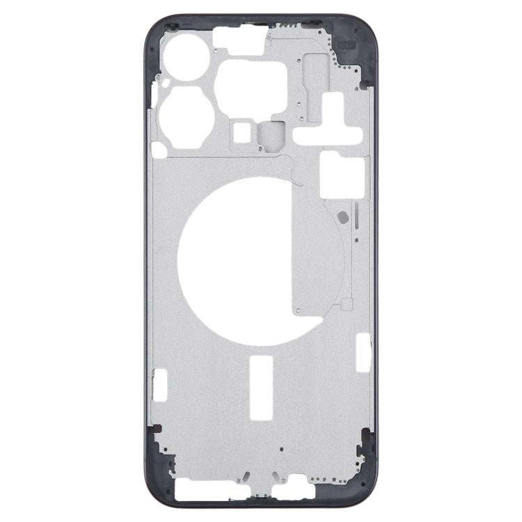 For iPhone 15 Pro Max Middle Frame Bezel Plate with Side Keys + Card Tray, Version:CE EU Version ...