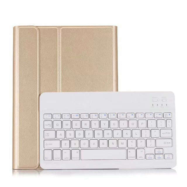 Detachable Bluetooth Keyboard + Horizontal Flip Leather Tablet Case with Holder for iPad Pro 9.7 ...