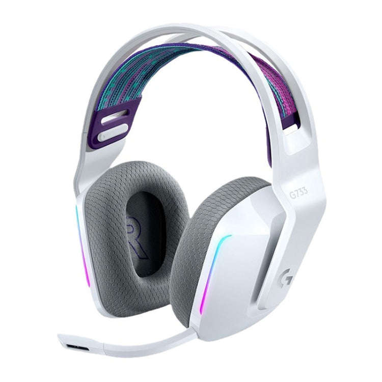 Logitech G733 LIGHT SPEED Wireless RGB Gaming Headset(Silver)