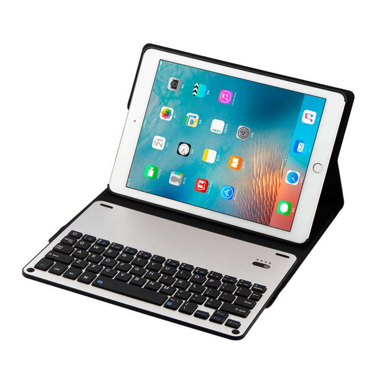 FT-1038B Detachable Bluetooth 3.0 Aluminum Alloy Keyboard + Lambskin Texture Leather Tablet Case ...