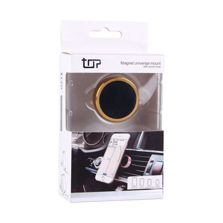 Car Magnetic Air Vent Mount Dock Holder with Quick-snap, For iPhone, Galaxy, Huawei, Xiaomi, LG, ...