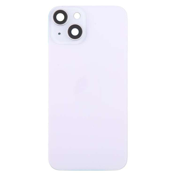 For iPhone 14 China Version Battery Back Cover with Middle Frame(Purple)