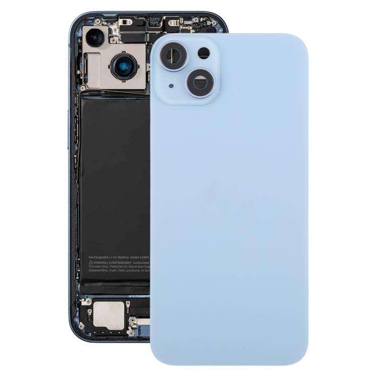 For iPhone 14 Plus China Version Battery Back Cover with Middle Frame(Blue)