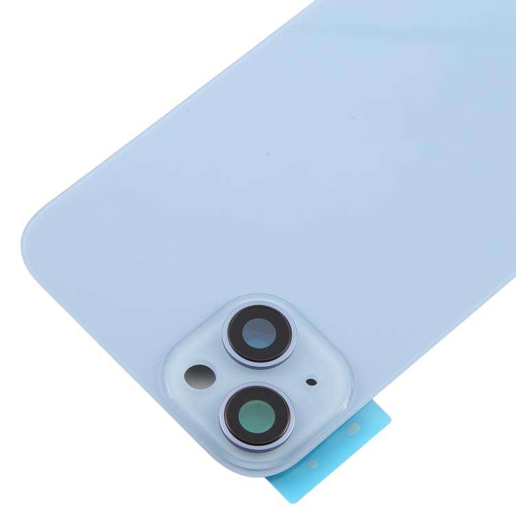 For iPhone 14 Plus China Version Battery Back Cover with Middle Frame(Blue)