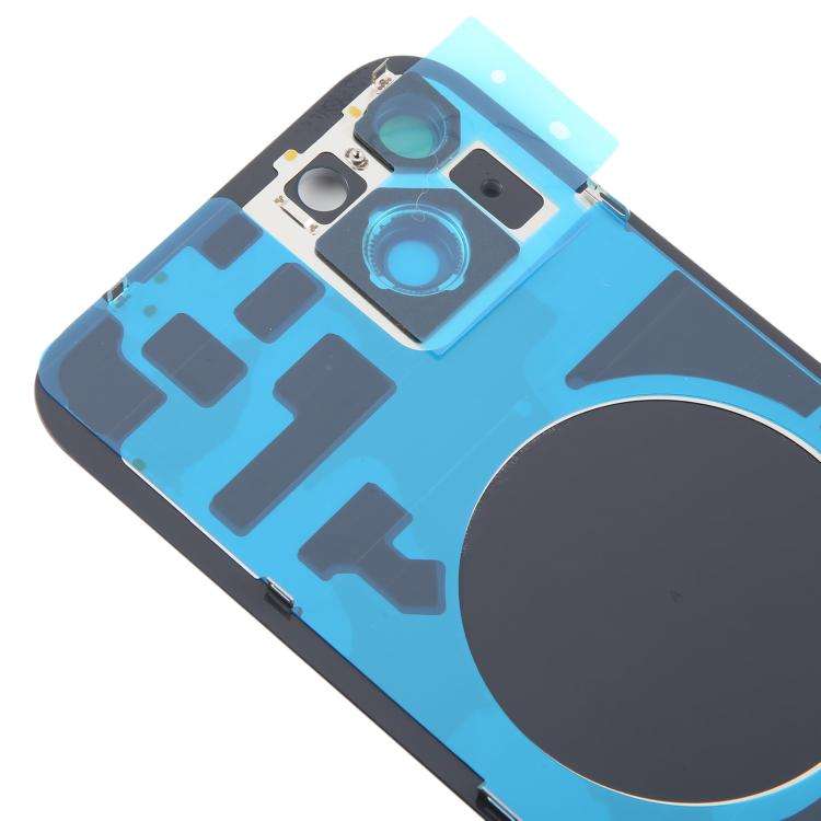 For iPhone 14 Plus EU Version Battery Back Cover with Middle Frame(Black)