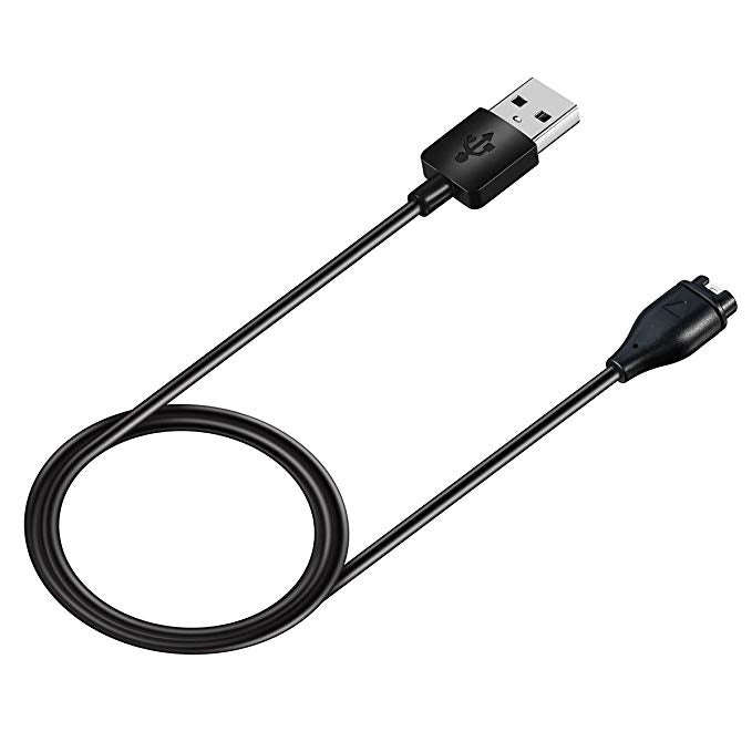 Universal USB Cable for Garmin Fenix 5 / 5x /5s, Vivoactive 3, Forerunner 935(Black)