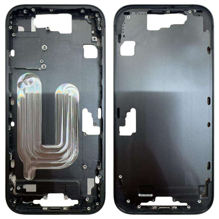 For iPhone 17 Middle Frame Bezel Plate (Black)