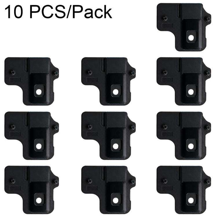 For iPhone 17 Pro / 17 Pro Max 10 PCS/Pack Flash Dust Mesh (Black)