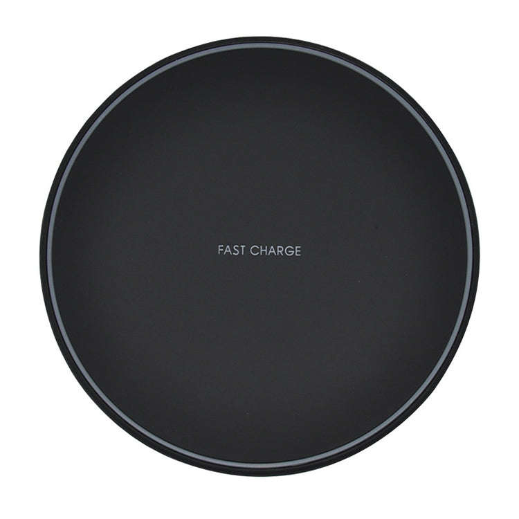 KD-1 Ultra-thin 10W Fast Charging Wireless Charger for Android Phones & iPhone(Black)