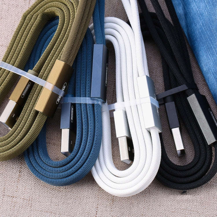 REMAX RC-094TH 1m 2.4A 3 in 1 USB to 8 Pin & USB-C / Type-C & Micro USB  Fast Charging Data Cable...