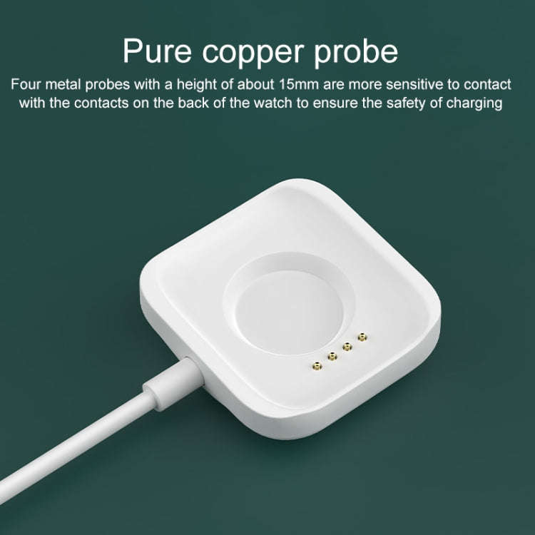 For OPPO Watch 41mm Smart Watch Magnetic Charger Charging Base(White)