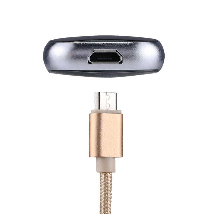 RQW-18S 8 Pin 16GB Multi-functional Flash Disk Drive with USB / Micro USB to Micro USB Cable(Black)