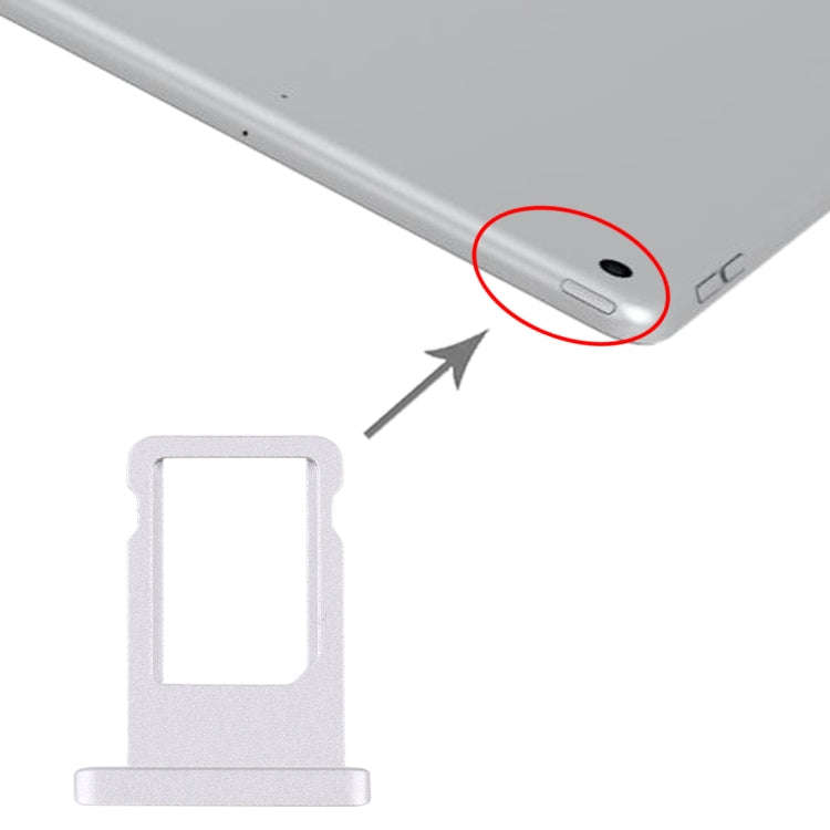 SIM Card Tray for iPad 10.2 inch 7th A2200 / A2198 / A2232 (Silver)