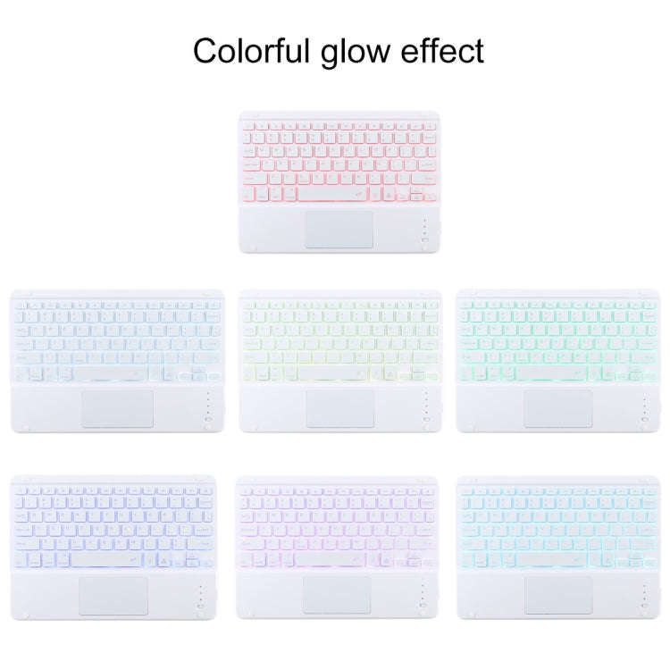 TG-102BCS Detachable Bluetooth White Keyboard + Microfiber Leather Tablet Case for iPad 10.2 inch...